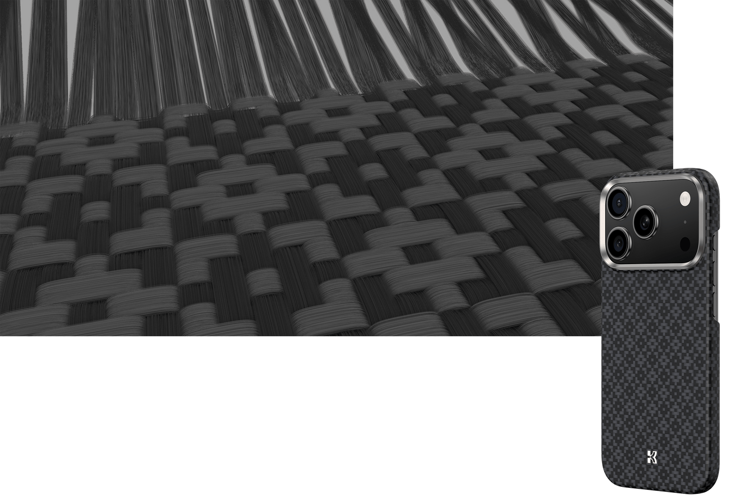 Benks ArmorAir 600D Phone Case Built with Kevlar® iP17 Air(Black)