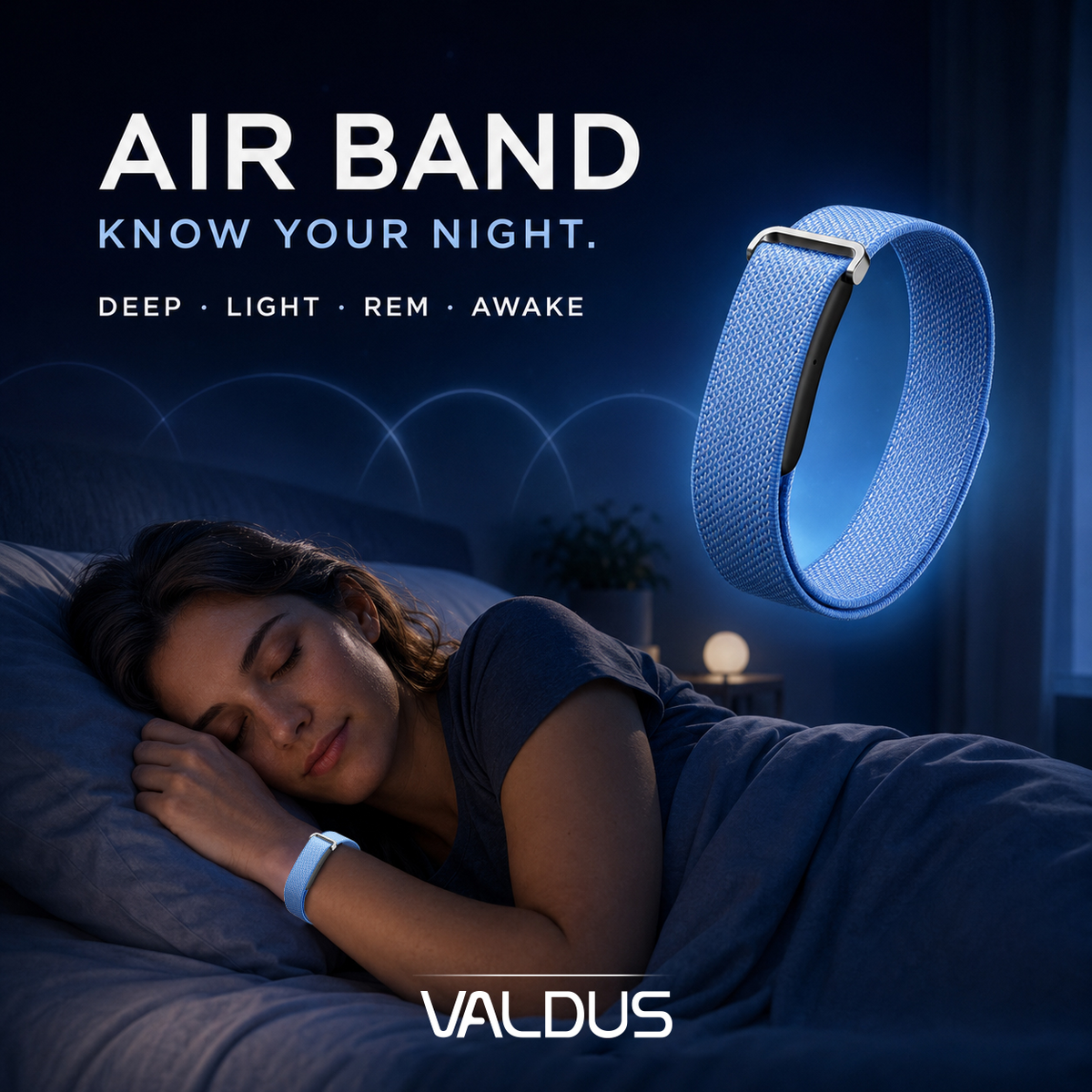 VALDUS Air Band Screenless Smart Fitness Tracker