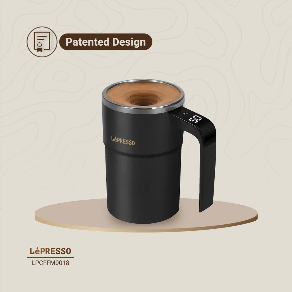 LePresso StirMagic Black Mug – BestBuyTech Qatar
