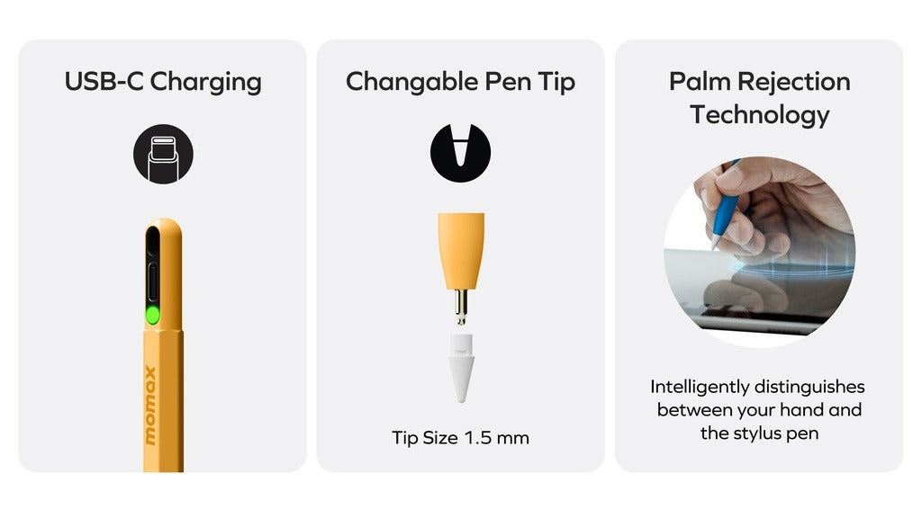 Momax Mag Link Pop Magnetic Active Stylus Pen