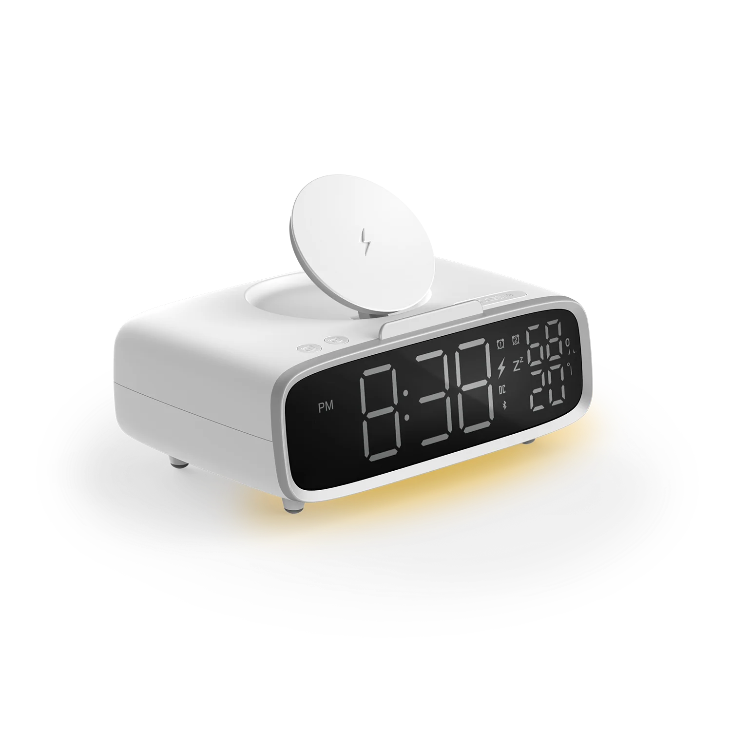 Momax Q.clock 5 Digital Clock With Wireless Charger Momax Q.clock 5 Digital Clock With Wireless Charger