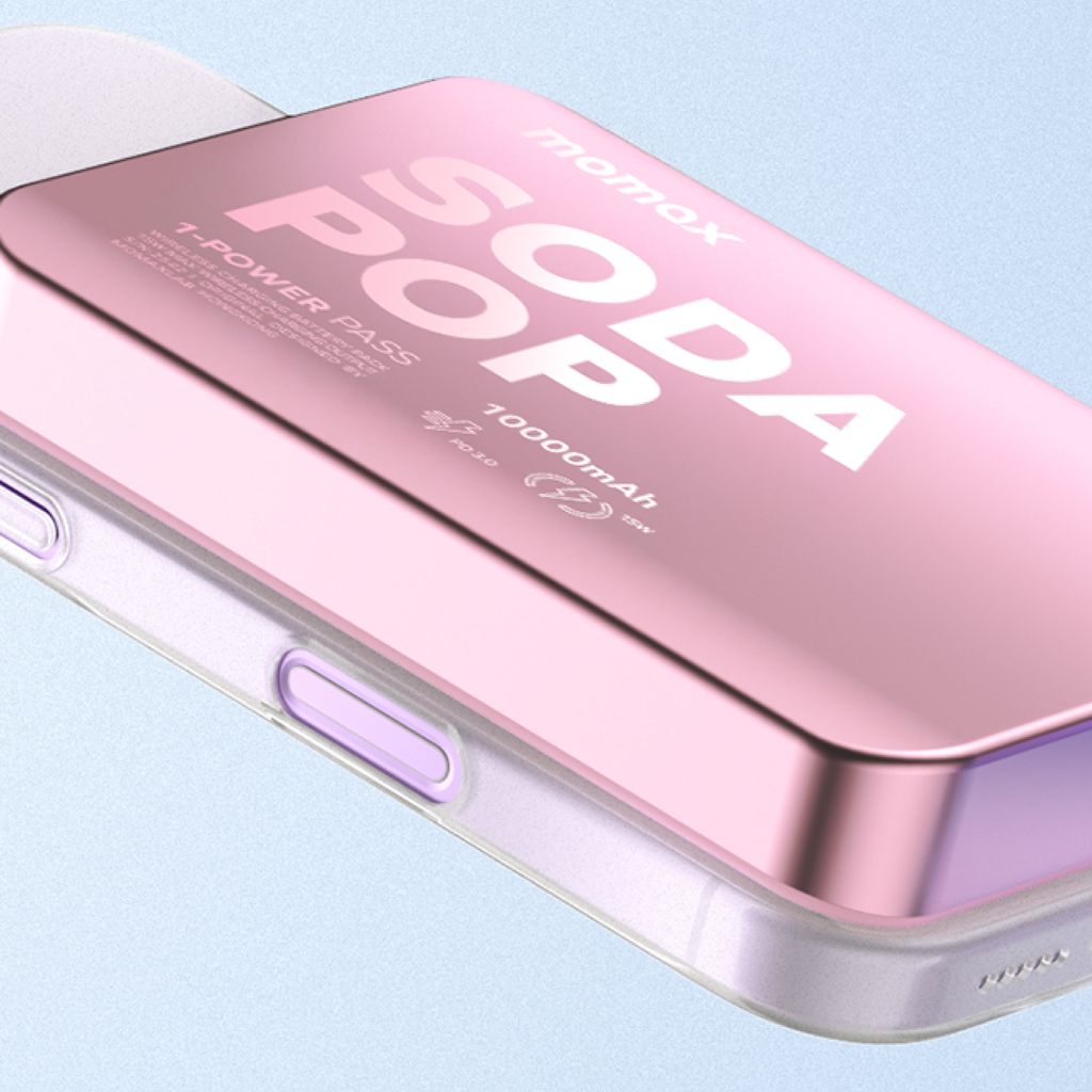 Momax 1-power Pass 10000mah Magnetic Wireless Power Bank