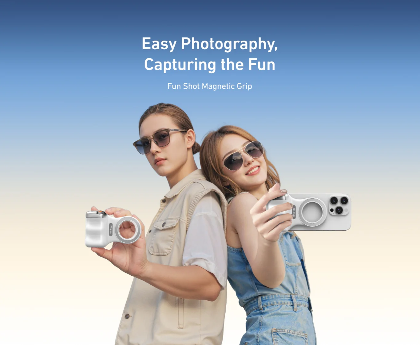 Telesin Fun Shot Magnetic Grip For Phone Telesin Fun Shot Magnetic Grip For Phone