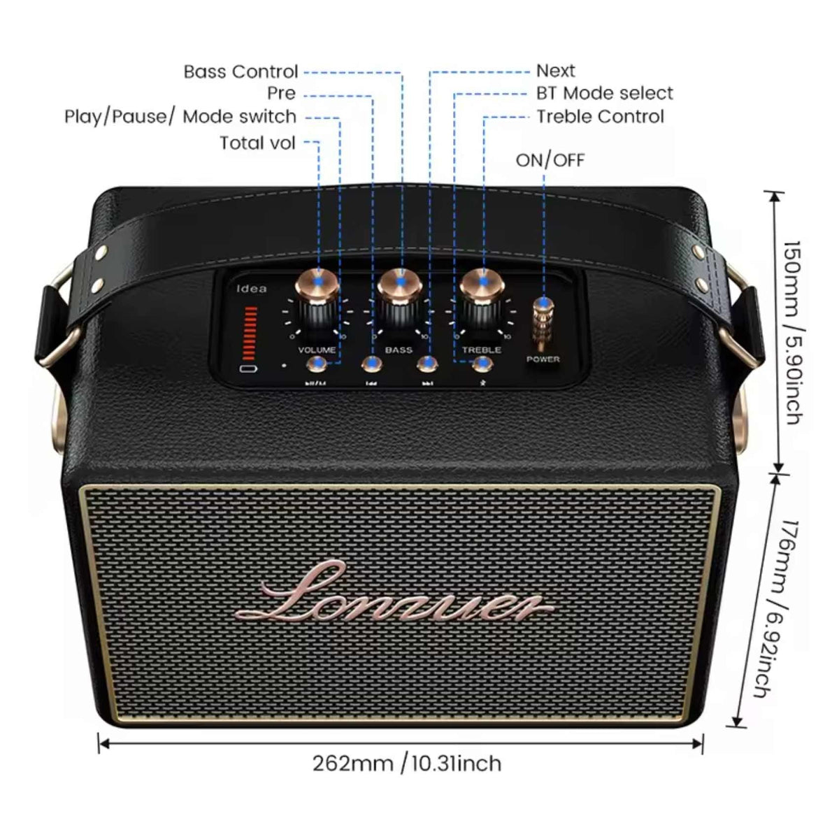 Lonzuer W1002 Portable Speaker at BestBuyTech Qatar