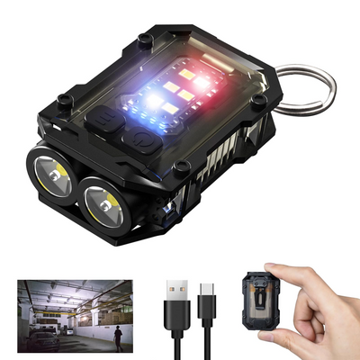 COB Mini Rechargeable Key chain Light Type-C