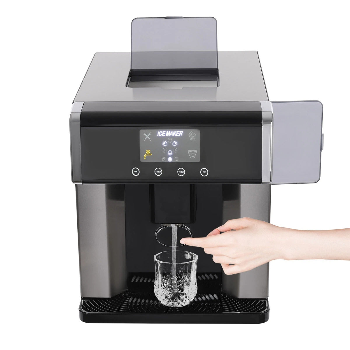 ZB-10E Automatic Bullet Ice Machine for Home and Office