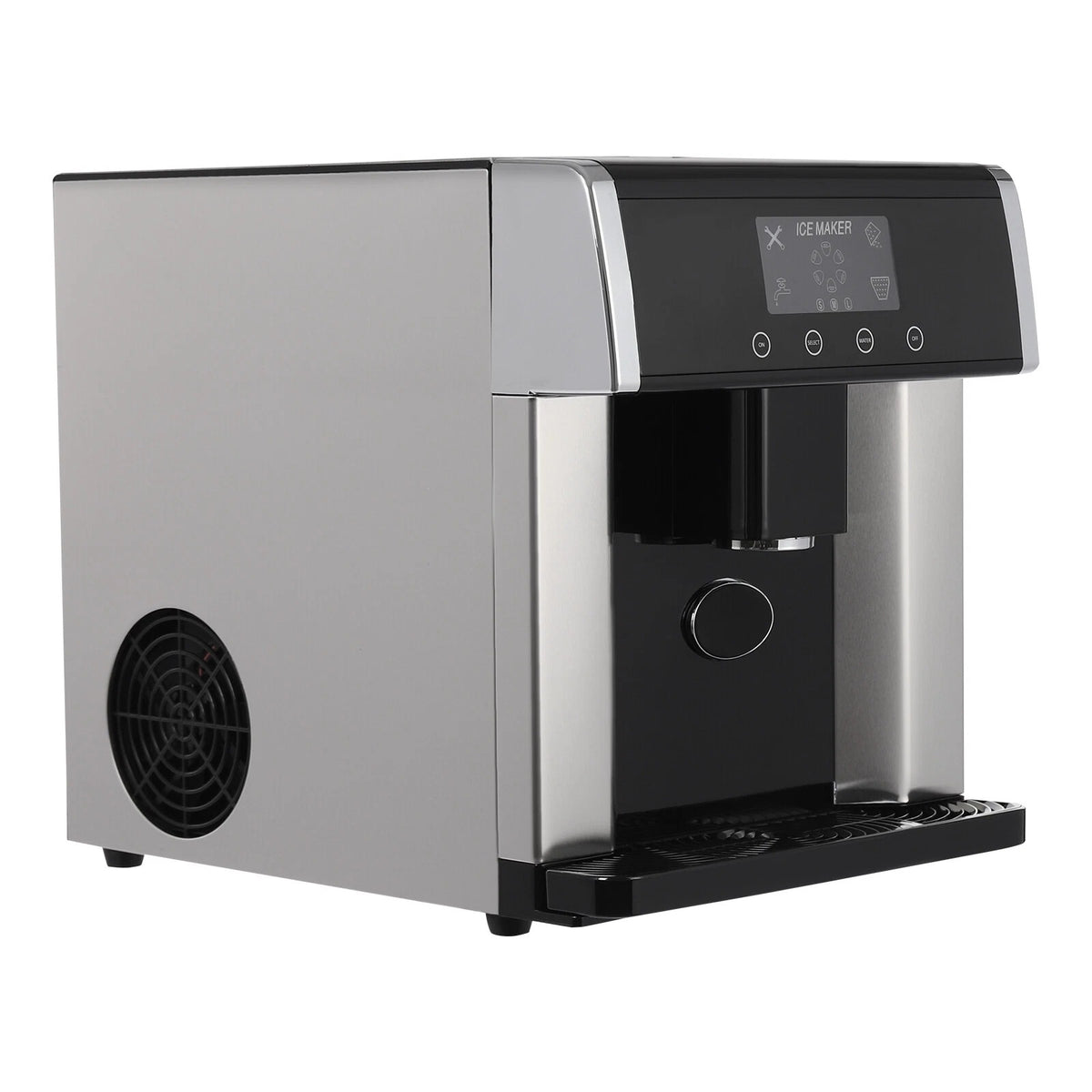 ZB-10E Ice Maker with Three Ice Size Settings