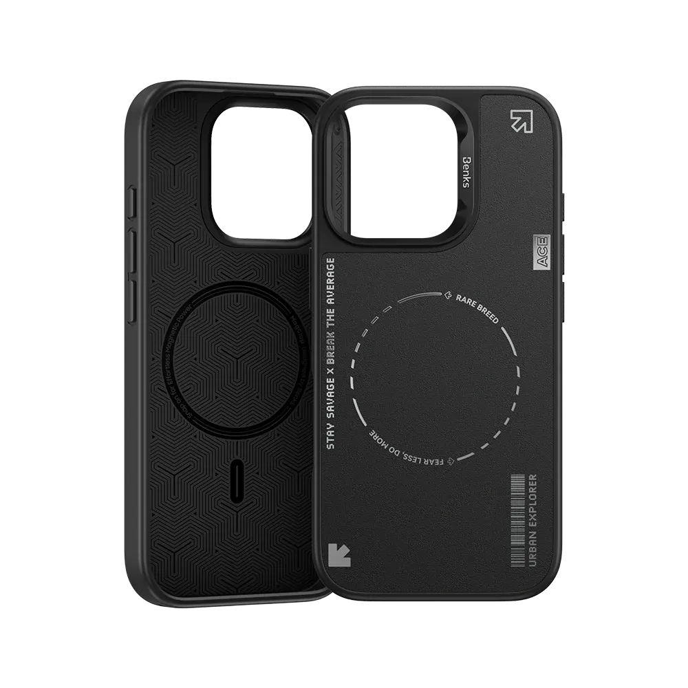 Benks Dynamic Minimalist Case for Iphone 16 Pro Max black