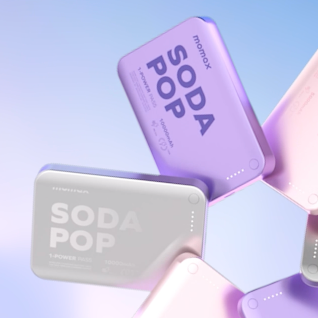 Momax 1-power Pass 10000mah Magnetic Wireless Power Bank