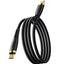 Benks D47 USB-C to USB-C 100W Braided Charging Cable, 1m – Black