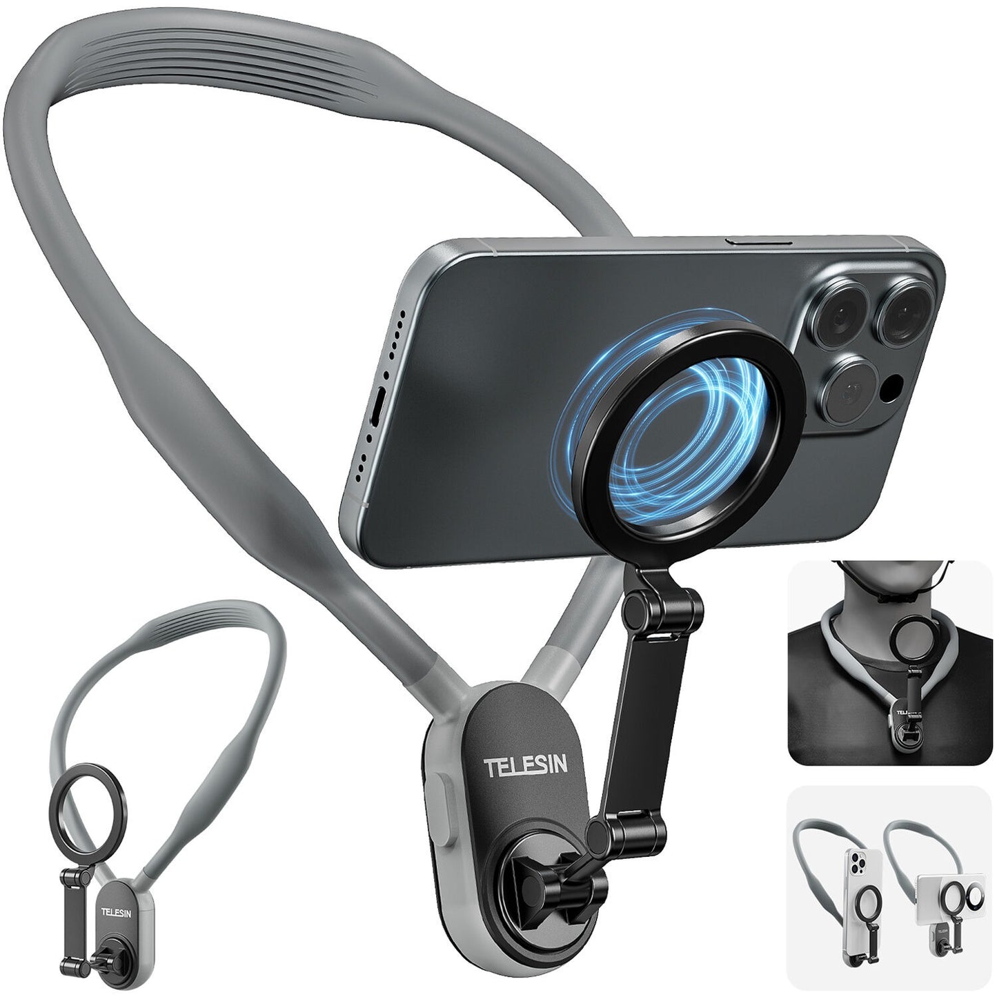 TELESIN Magnetic Smartphone Neck Mount