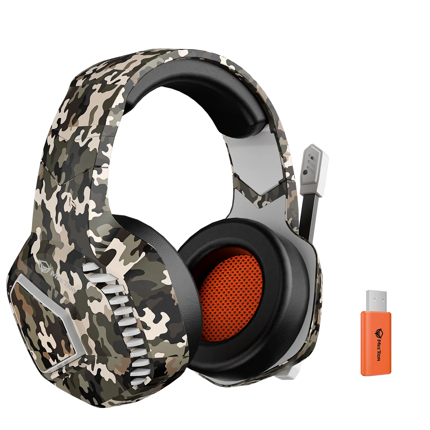 Meetion MT-BTH014 Wireless Gaming Headset - Desert Gray