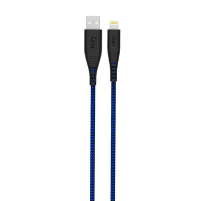 GOUI FLEX 8PIN USB CABLE 1.5 MTR - ELECTRIC BLUE