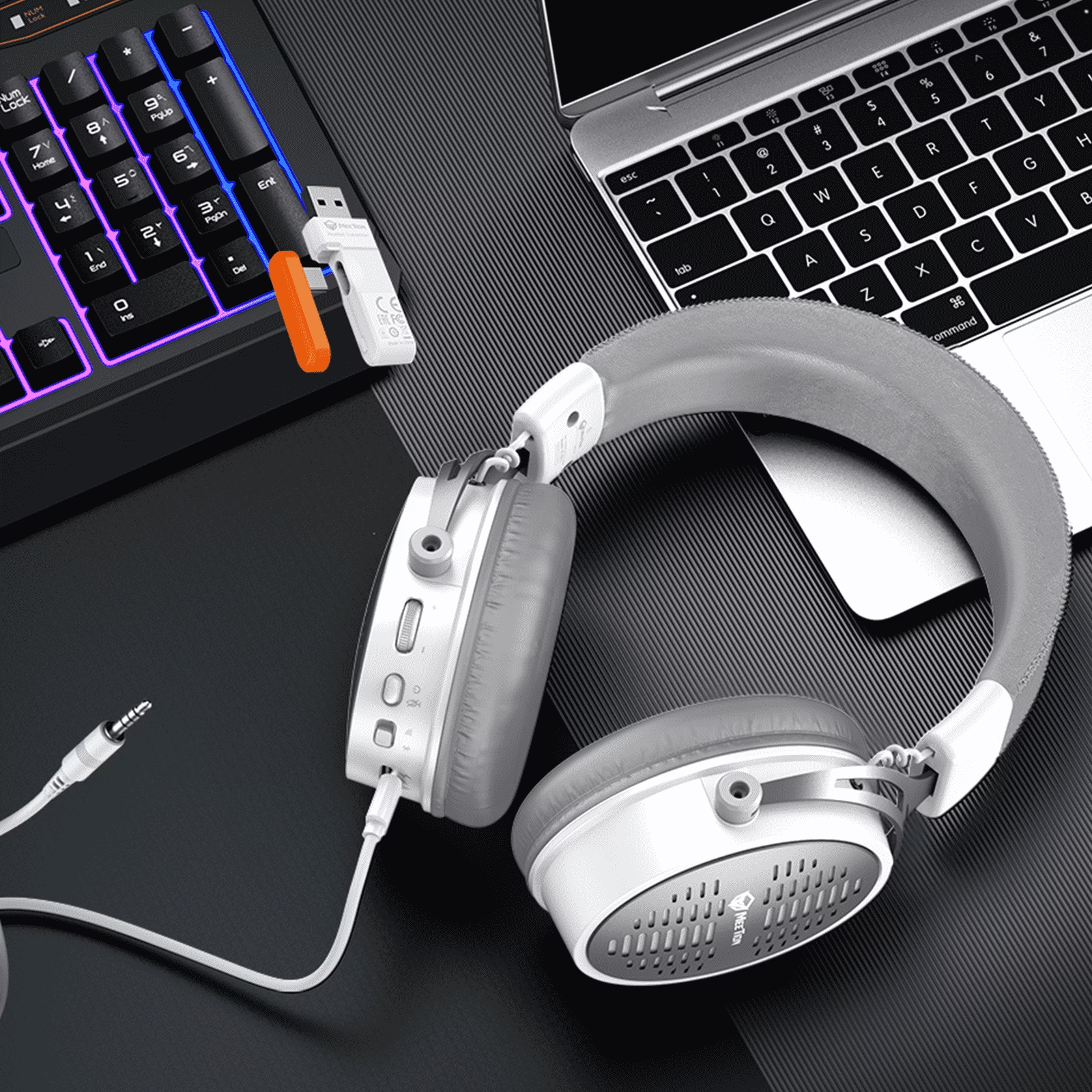 Meetion BTH013 Tri-Mode Wireless Surround Sound Gaming Headset Meetion BTH013 Tri-Mode Wireless Surround Sound Gaming Headset
