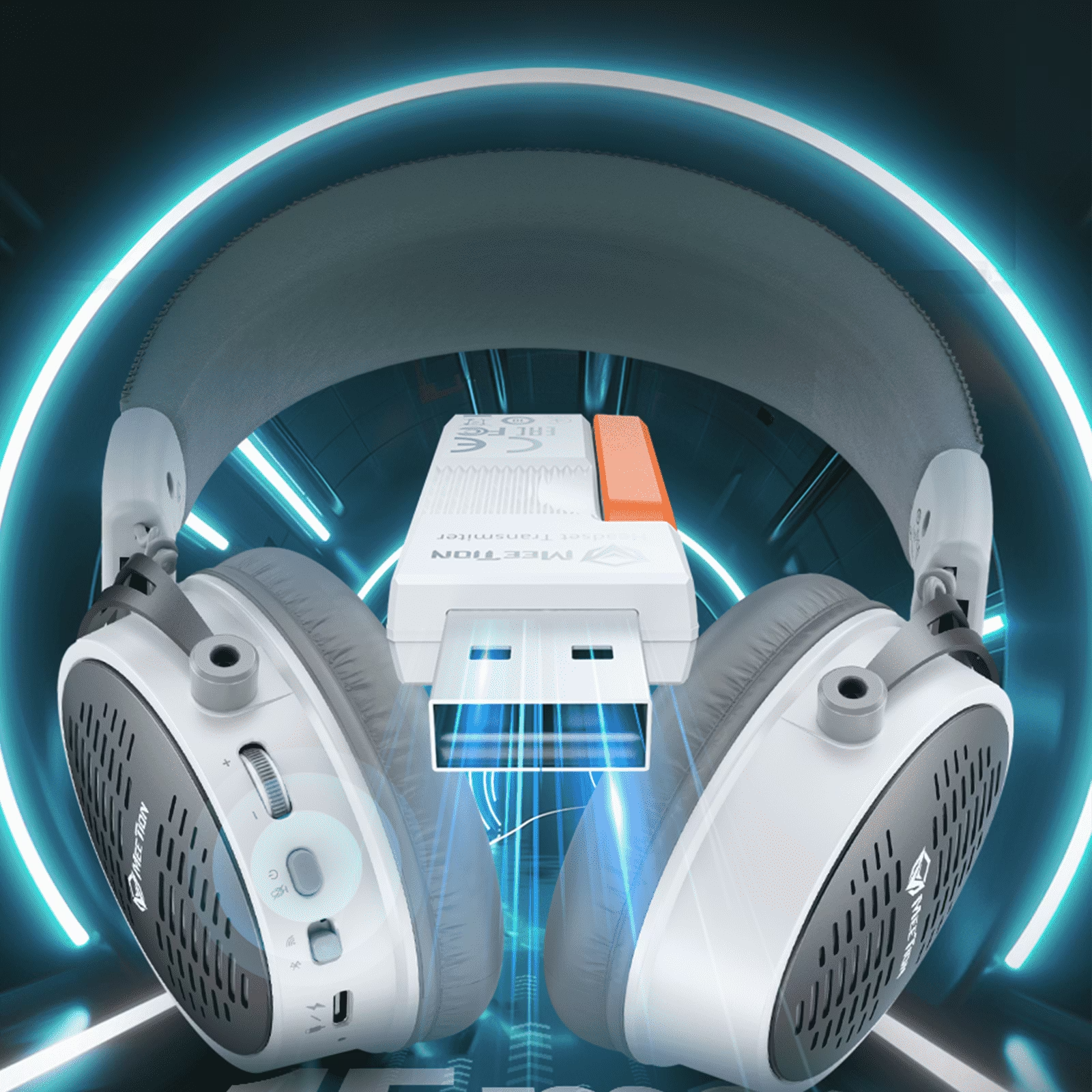 Meetion BTH013 Tri-Mode Wireless Surround Sound Gaming Headset Meetion BTH013 Tri-Mode Wireless Surround Sound Gaming Headset