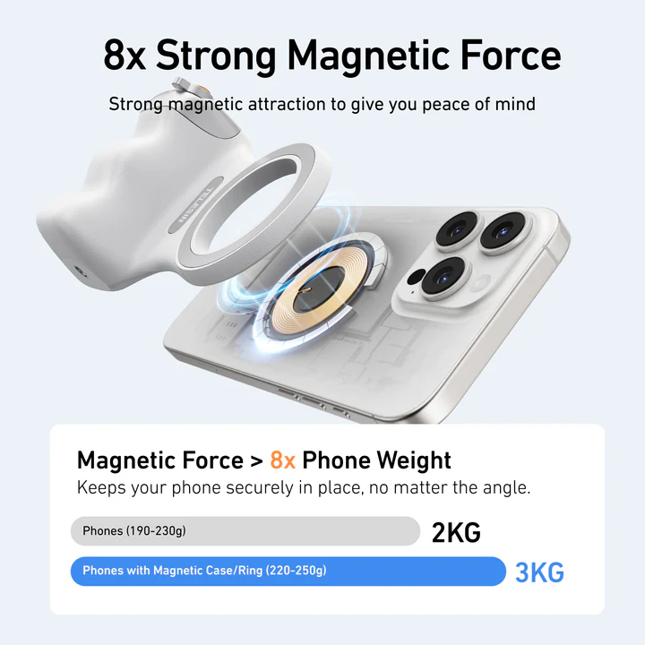 Telesin Fun Shot Magnetic Grip For Phone Telesin Fun Shot Magnetic Grip For Phone