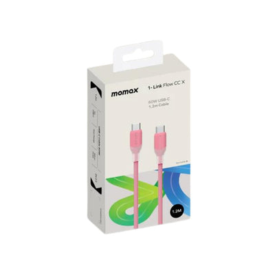 MOMAX 1-LINK FLOW 60W USB-C TO USB-C CABLE 1.2M