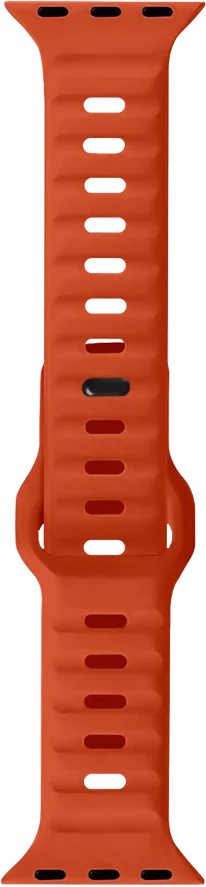 Pawa Lagos Premium Soft Silicon Straps | Ultra Orange