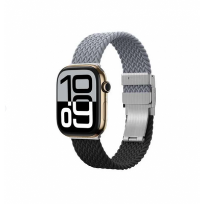 AMAZINGTHING BLEND WATCH BAND FOR APPLE WATCH BLACK GRAY - 49/46/45/44/40MM
