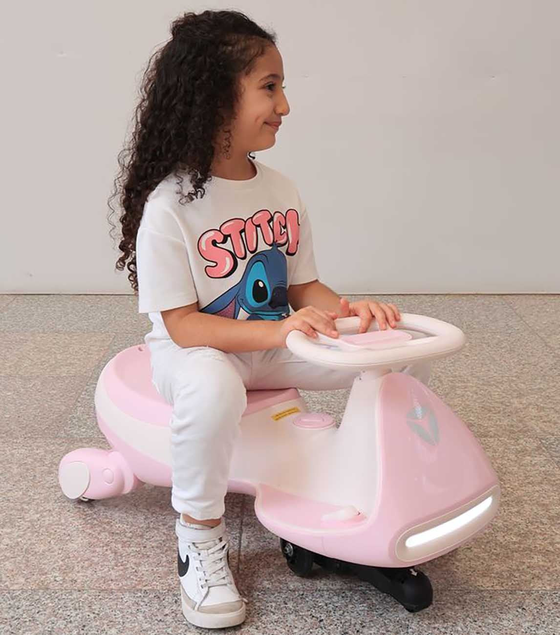 Yadea Kids Electric Scooter - Pink & White