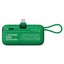 Momax 1-Power Mini 5000mAh Bulit-in foldable USB-C Battery pack (Green)