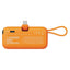 Momax 1-Power Mini 5000mAh Bulit-in foldable USB-C Battery pack (Orange)