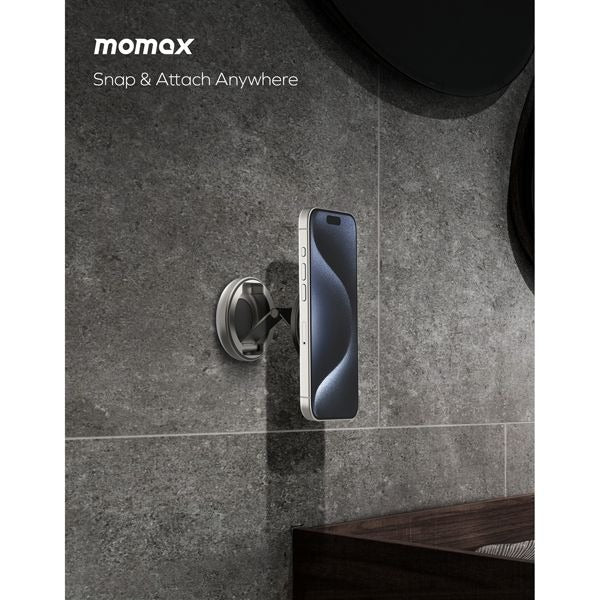 Momax Pac Mount Multi-Use Magnetic Mount Titanium