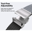 AMAZINGTHING BLEND WATCH BAND FOR APPLE WATCH BLACK GRAY - 49/46/45/44/40MM