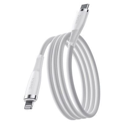 Benks D47 Braided Cable - Type C to Lightning - PD 30W 1 Meter White