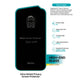 Benks Tempered glass Ultra Shield Privacy for iPhone 14 Pro/15/16 black