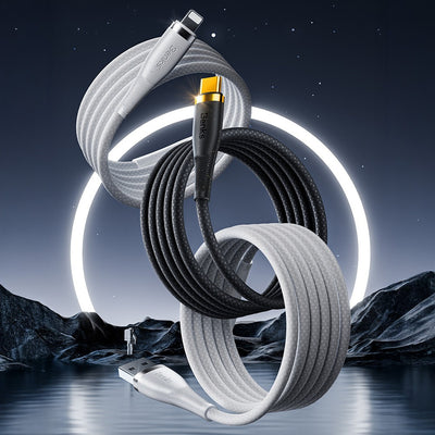 Benks D47 Braided Cable - Type C to Lightning - PD 30W 1 Meter White