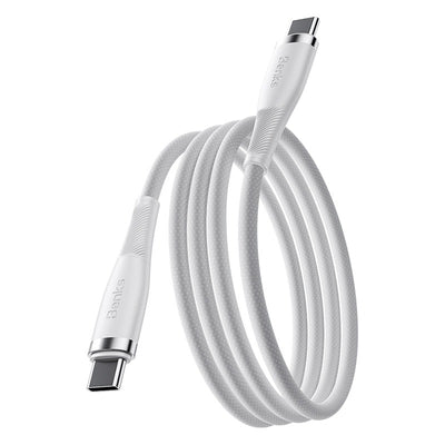 Benks 100W PowerWeave PD Type-C / Type-C Cable - 1M - Fast Charging and Enhanced Durability - White