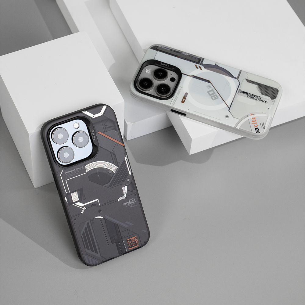 Benks Magnetic Mecha Series Case for iPhone 16 Pro black