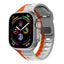 Pawa Lagos Limited Edition Premium Soft Silicon Straps, Grey And Orange