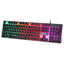 Concord USB Gaming Rainbow LED 104 Keys Ergonomic Multimedia Keyboard