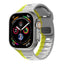 Pawa Lagos Limited Edition Premium Soft Silicon Straps, Grey And Yellow