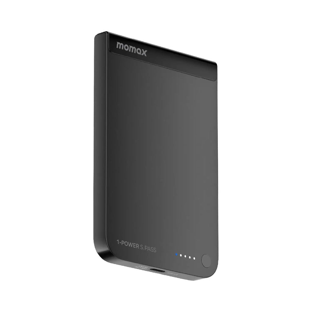 MOMAX 1-POWER S.PASS 5000mAh QI2 MAGNETIC WIRELESS POWER BANK - www.bestbuytech.com