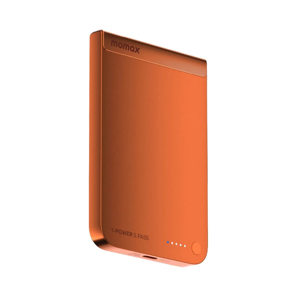 MOMAX 1-POWER S.PASS 5000mAh QI2 MAGNETIC WIRELESS POWER BANK - www.bestbuytech.com