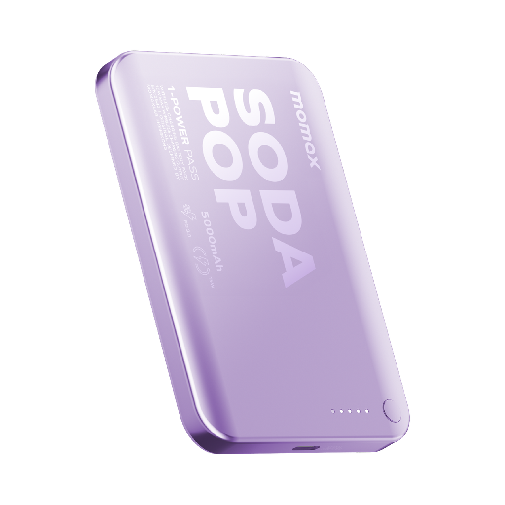 1-power Pass 5000mah Magnetic Wireless Power Bank