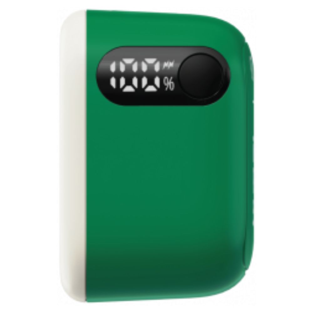 Momax 1-Power Mini 5000mAh Bulit-in foldable USB-C Battery pack (Green)