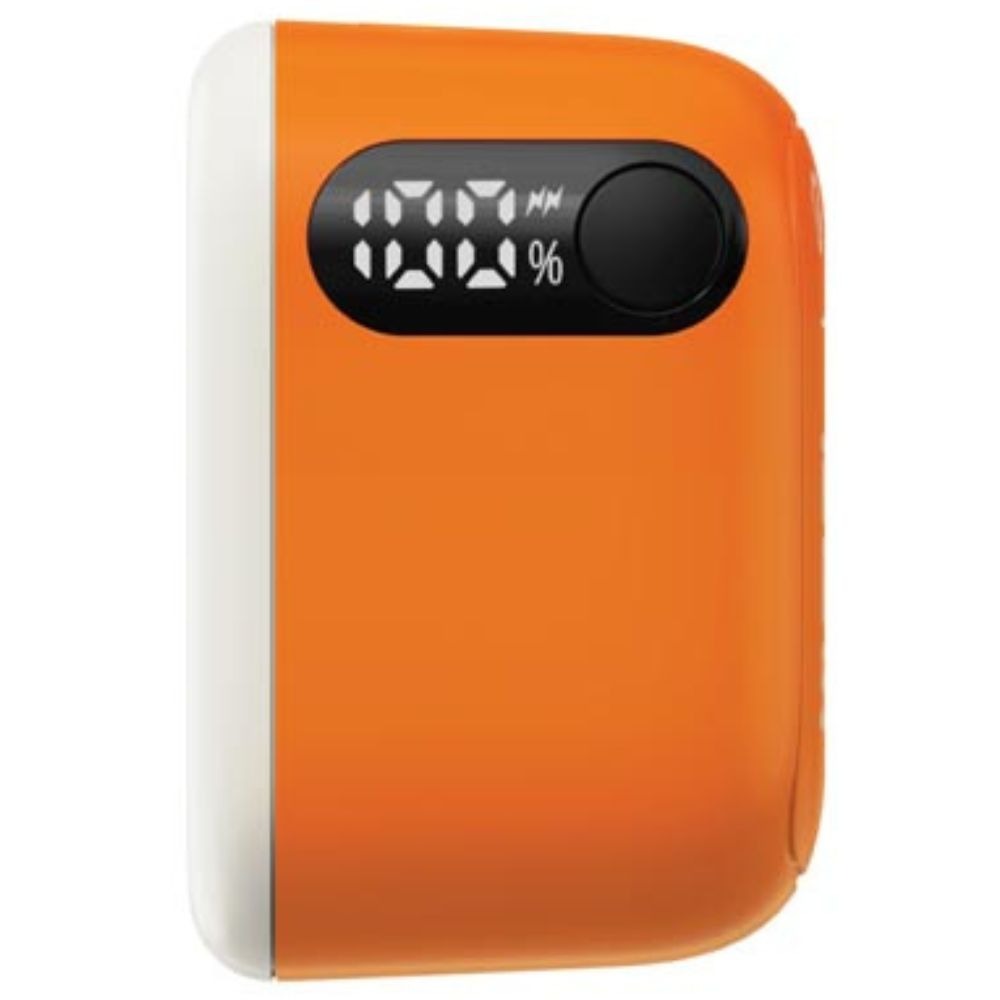 Momax 1-Power Mini 5000mAh Bulit-in foldable USB-C Battery pack (Orange)