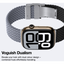 AMAZINGTHING BLEND WATCH BAND FOR APPLE WATCH BLACK GRAY - 49/46/45/44/40MM