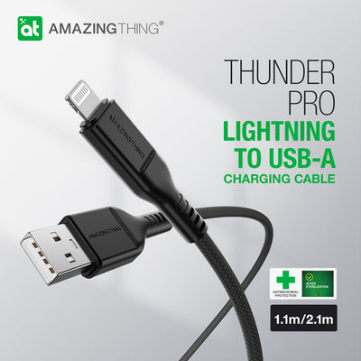 AMAZINGTHING THUNDER PRO USB-A TO LIGHTNING 3.2A 1.1M CABLE