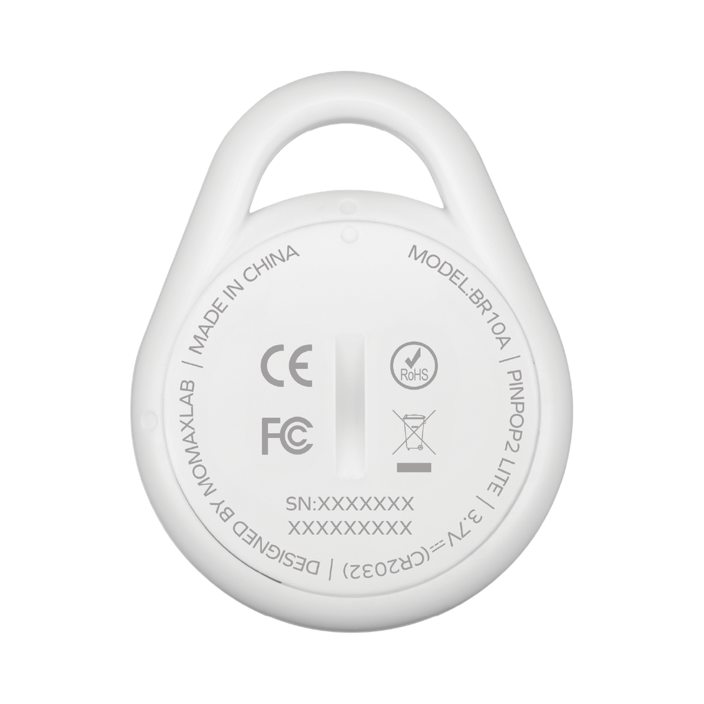 Momax Pinpop² Lite Find My Tracker Compatible With Apple Find My & Android Find My Devices