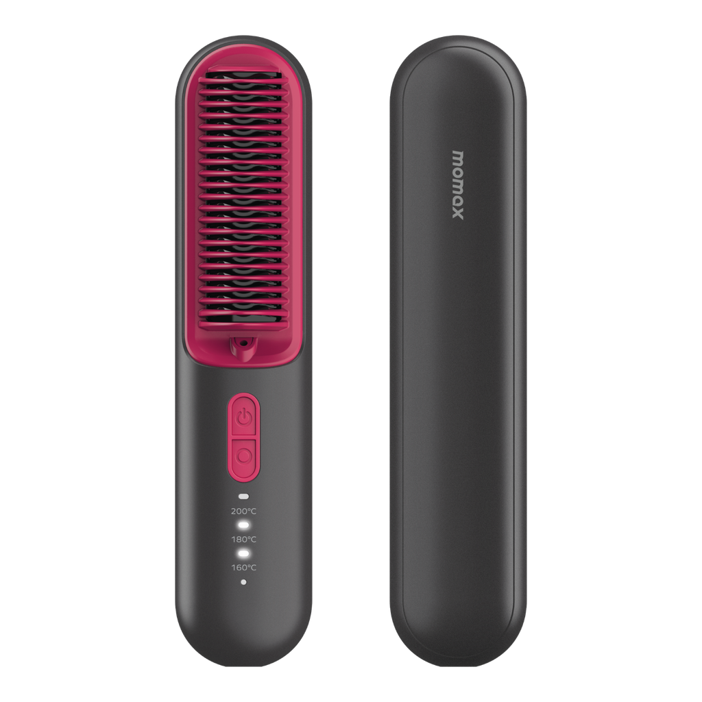 Momax Ultra Sleek Cordless Hair Straightener Brush