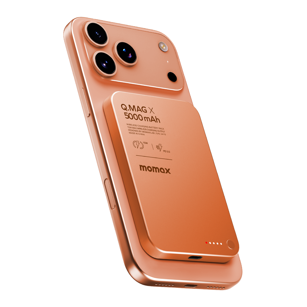 MOMAX Q.MAG X 5000mAh GEN2 15W ULTRA SLIM MAGSAFE WIRELESS POWER BANK - Best Buy Tech