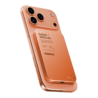 MOMAX Q.MAG X 5000mAh GEN2 15W ULTRA SLIM MAGSAFE WIRELESS POWER BANK - Best Buy Tech