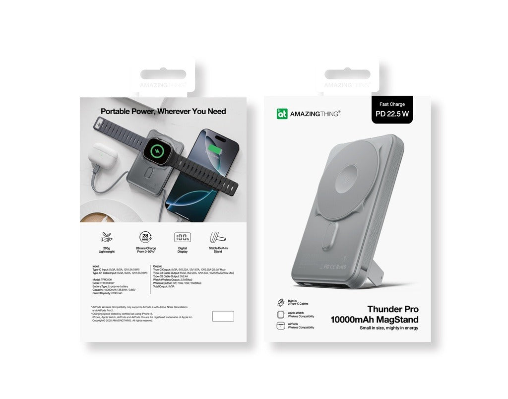 Amazingthing Thunder Pro Mag With Holder 10000mah Power Bank