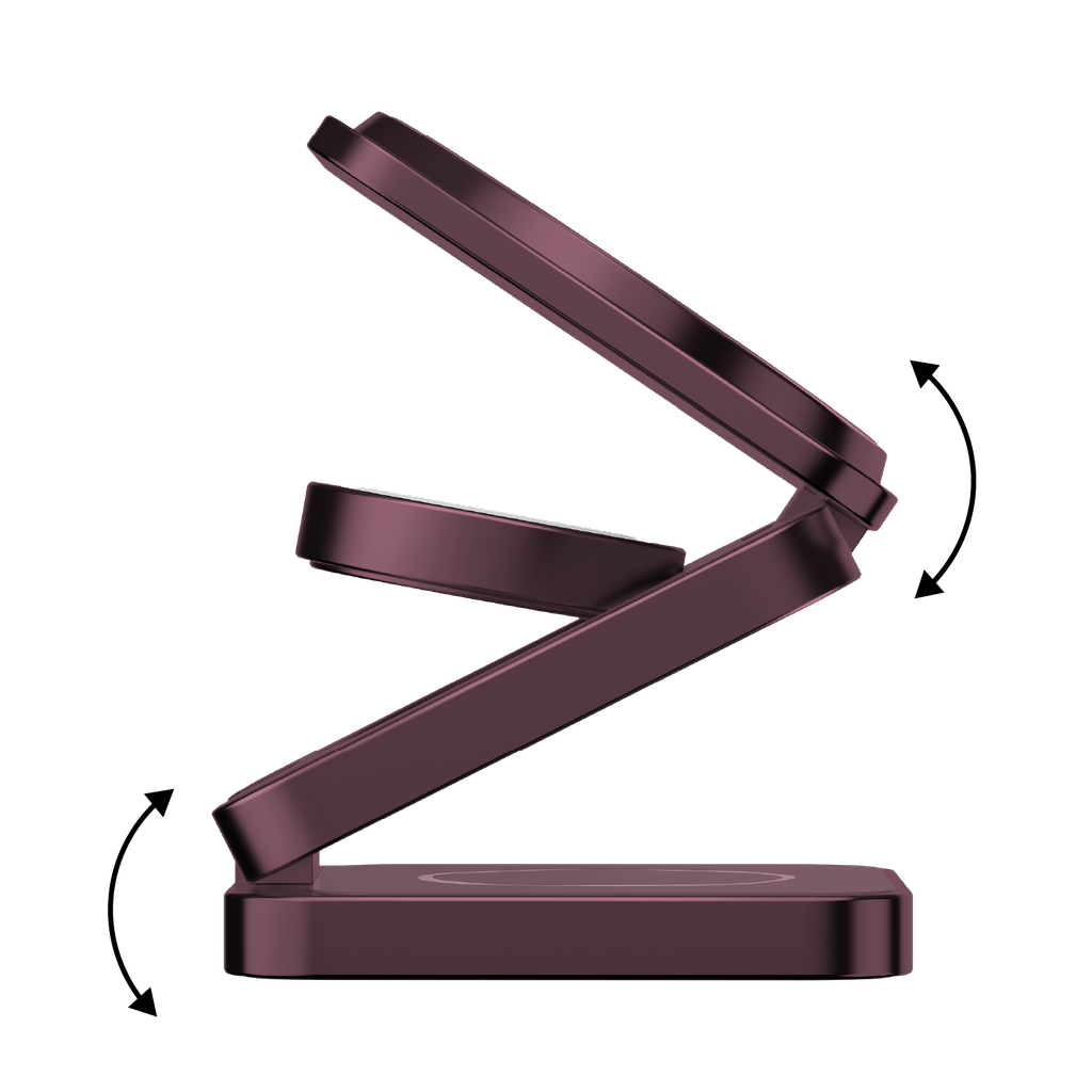 Momax Q.Port 3-in-1 Wireless Charging Dock with Magnetic Alignment