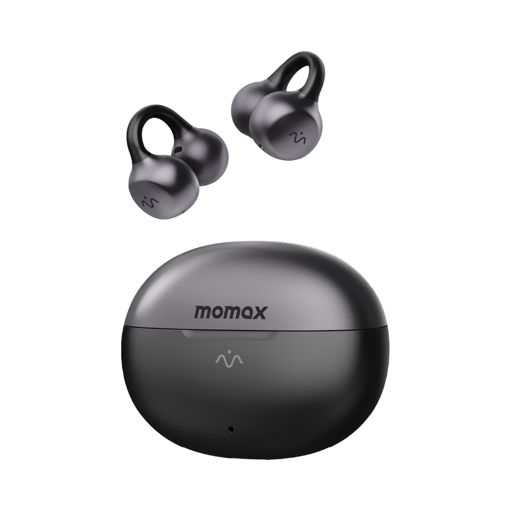 Momax 1-vibe Clip M.in.d True Wireless Enc Intelligent Clip on Earbuds